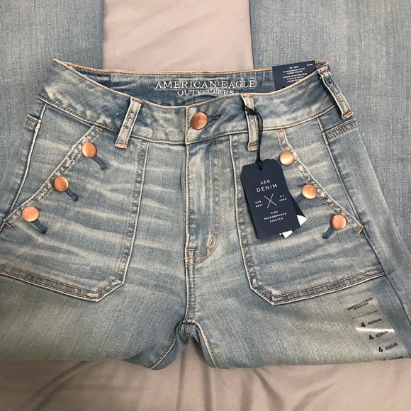 American Eagle high rise boho artist jeans - Picture 5 of 5